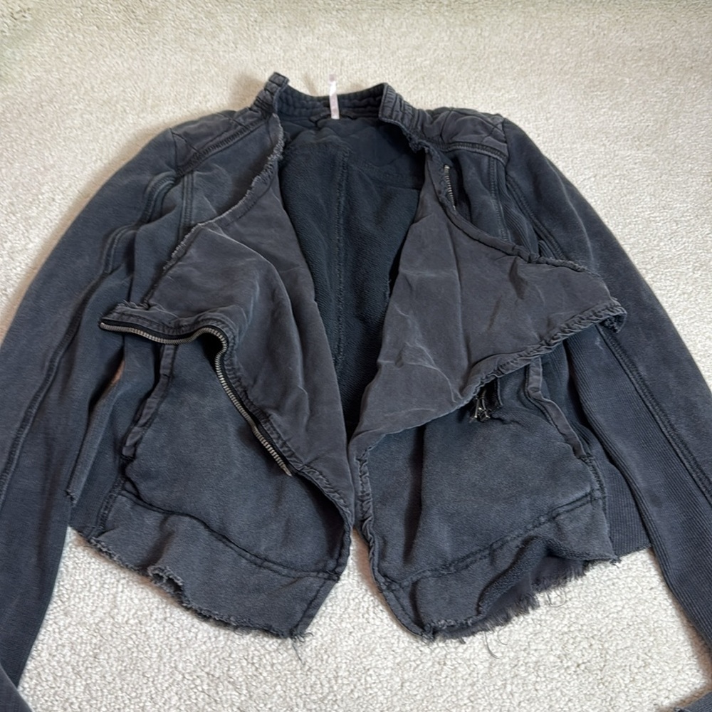 Free People Charcoal Jacket - Picture 5 of 8